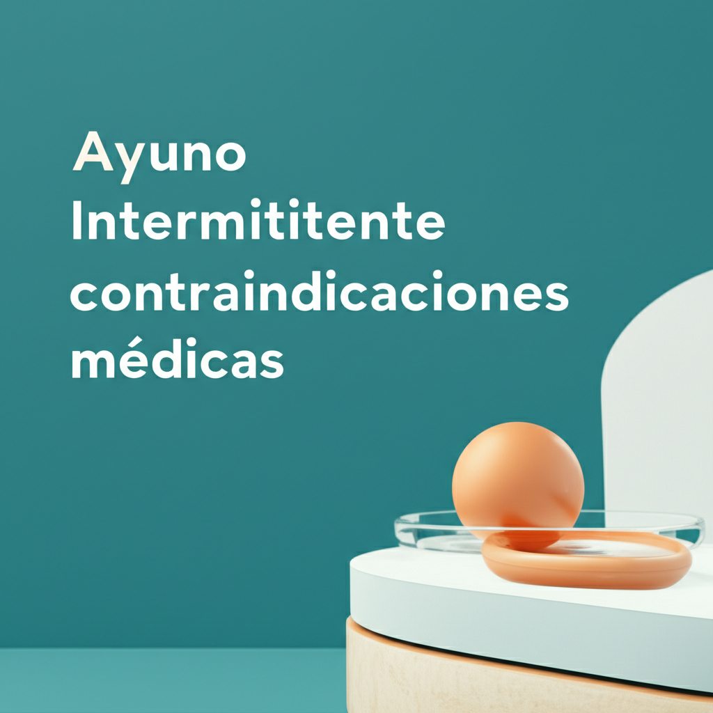 Ayuno intermitente contraindicaciones médicas: Guía práctica basada en evidencia
