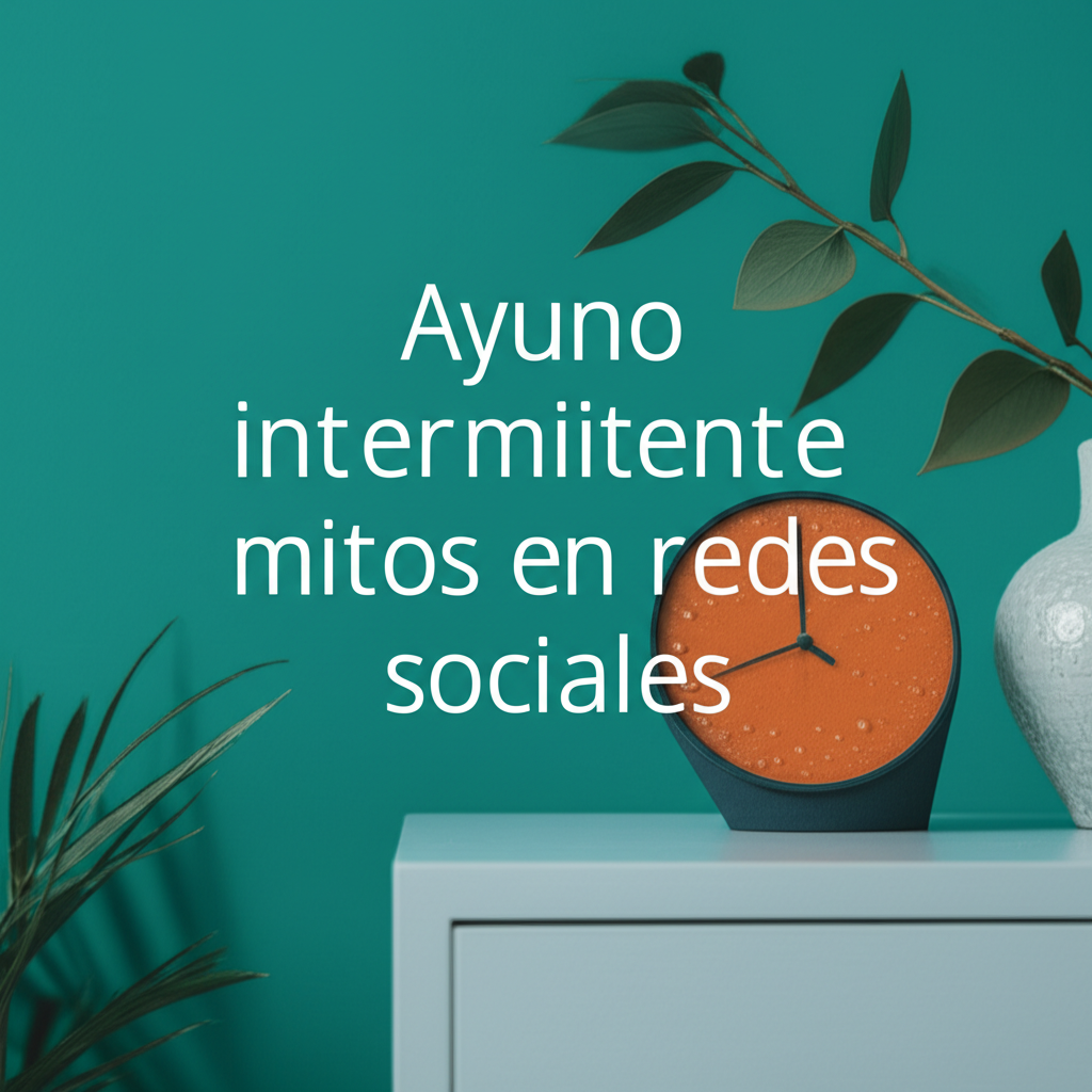Ayuno intermitente mitos en redes sociales: Guia practica basada en evidencia