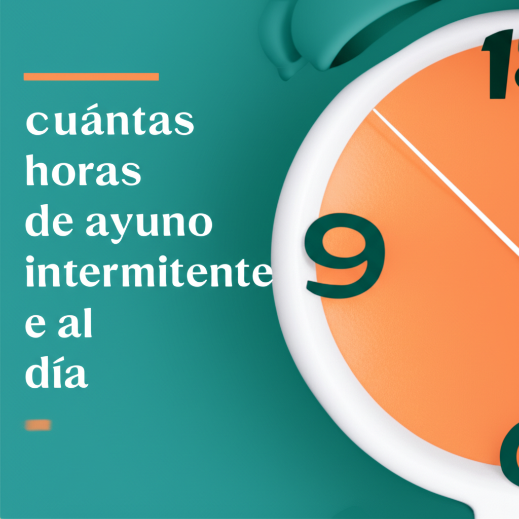 Cuántas horas de ayuno intermitente al día: Guía completa y actualizada