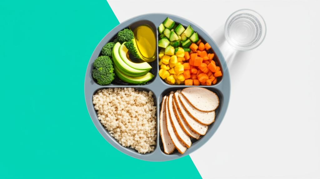 Plato saludable para romper el ayuno intermitente